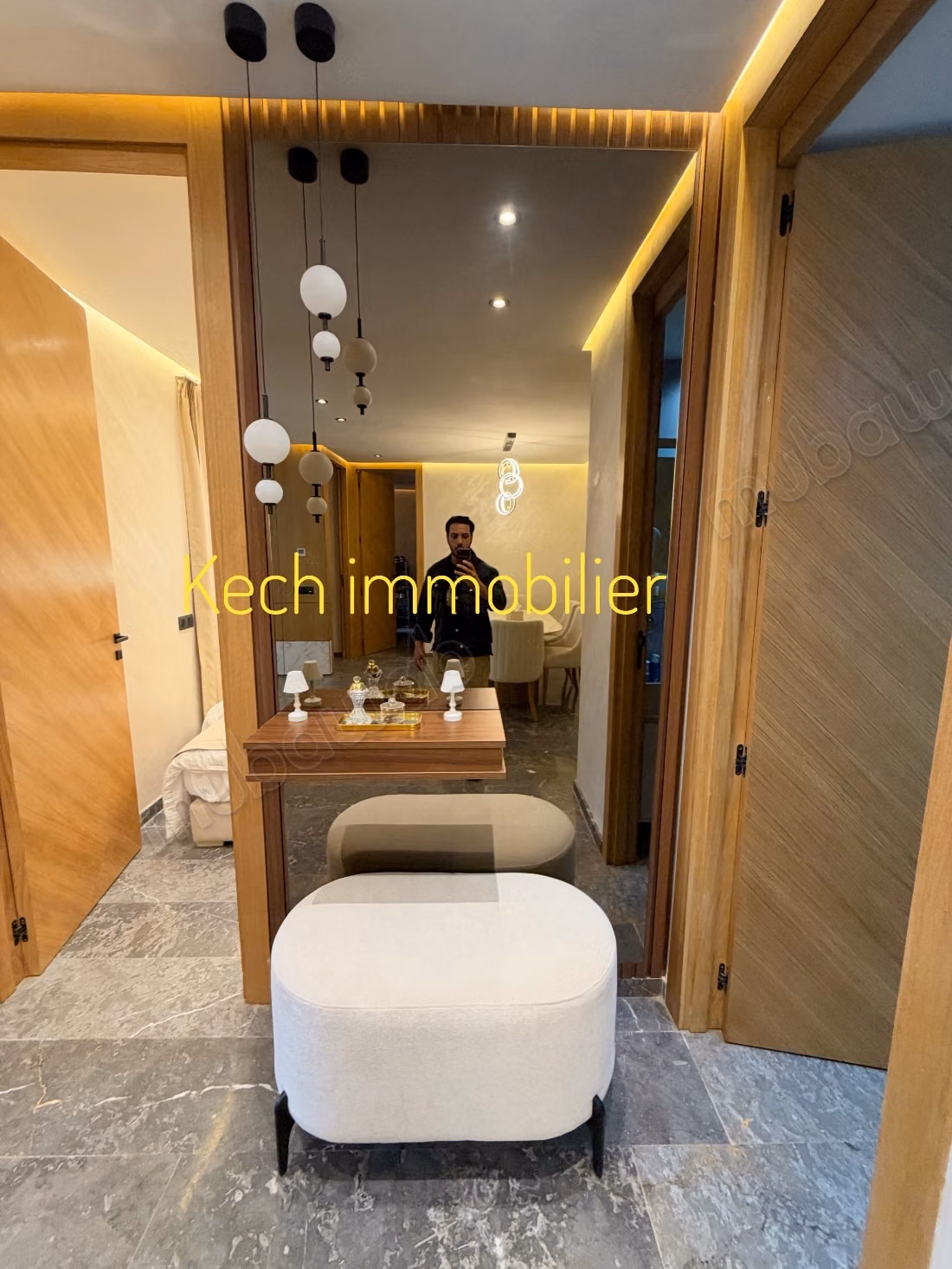 Joli appartement 3 chambres meublé avec terrasse