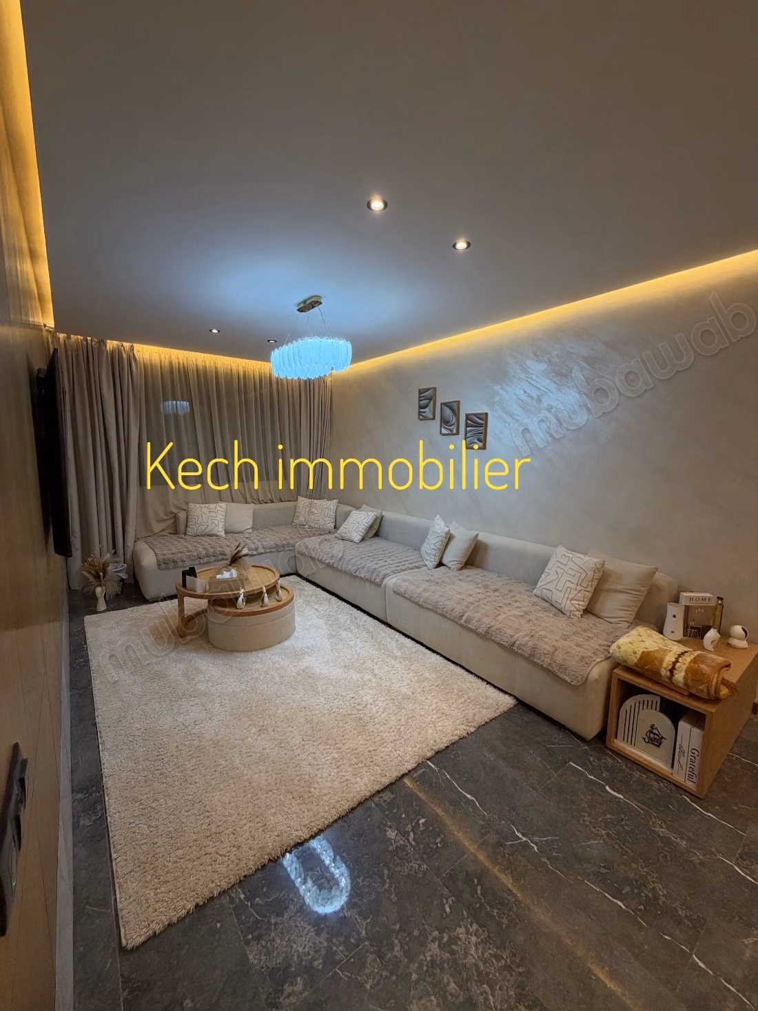 Joli appartement 3 chambres meublé avec terrasse