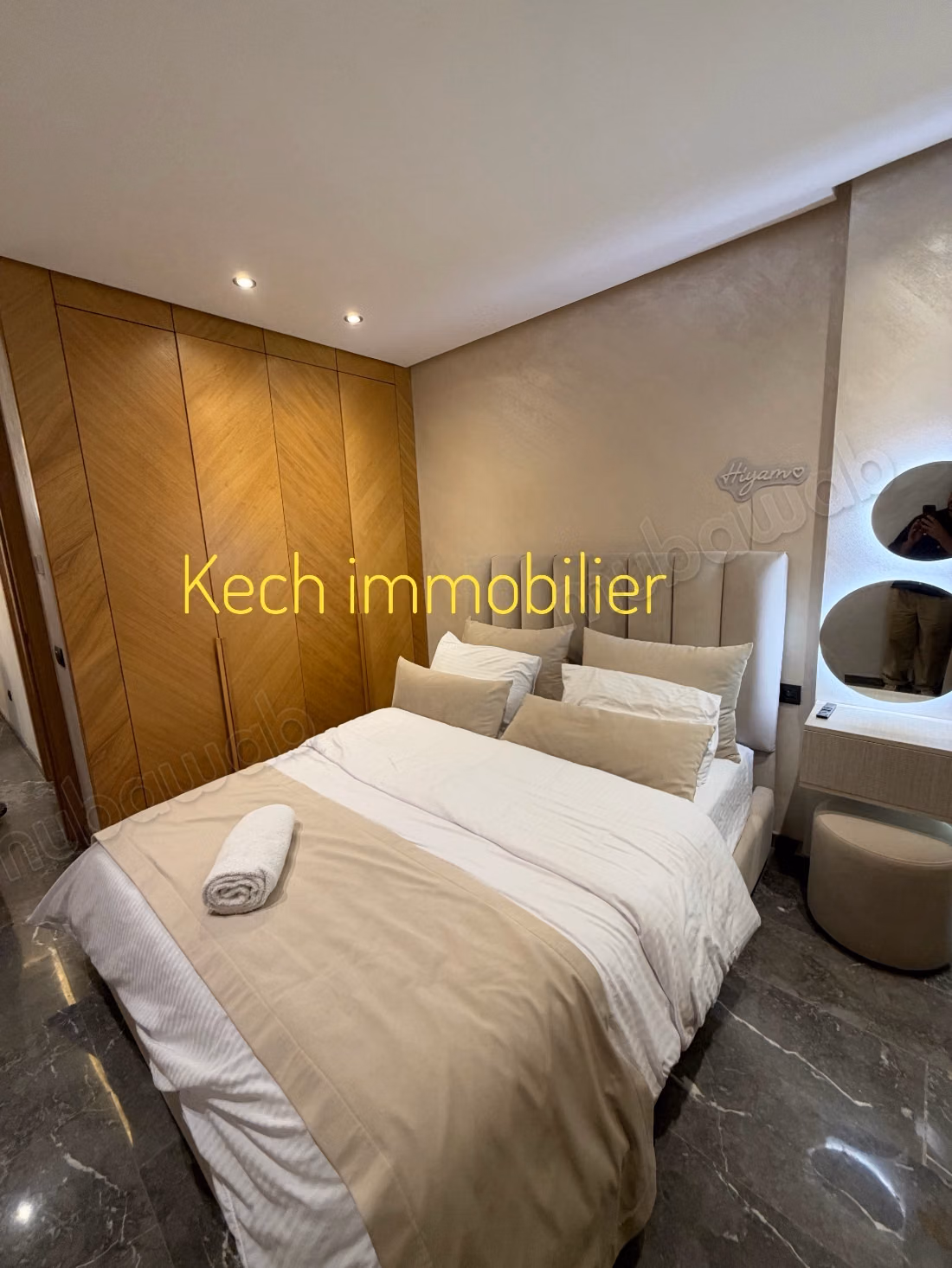 Joli appartement 3 chambres meublé avec terrasse