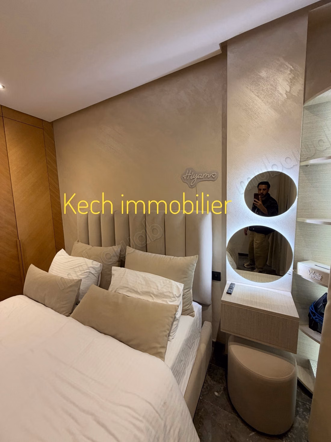 Joli appartement 3 chambres meublé avec terrasse