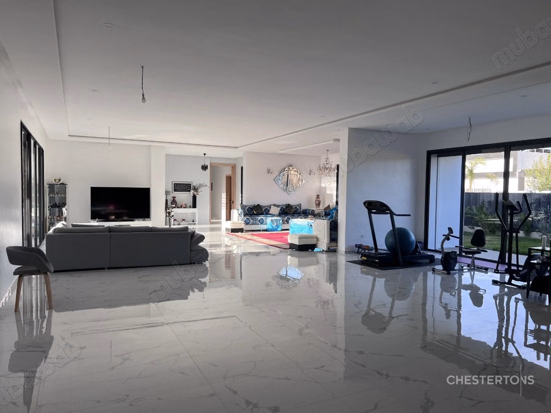 Villa contemporaine de plain pied dans la résidence du Golf Royal de Fès
