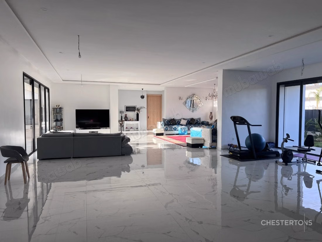 Villa contemporaine de plain pied dans la résidence du Golf Royal de Fès
