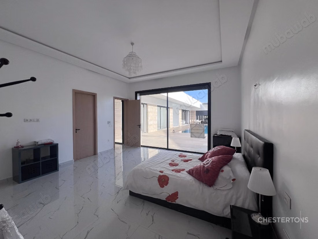 Villa contemporaine de plain pied dans la résidence du Golf Royal de Fès