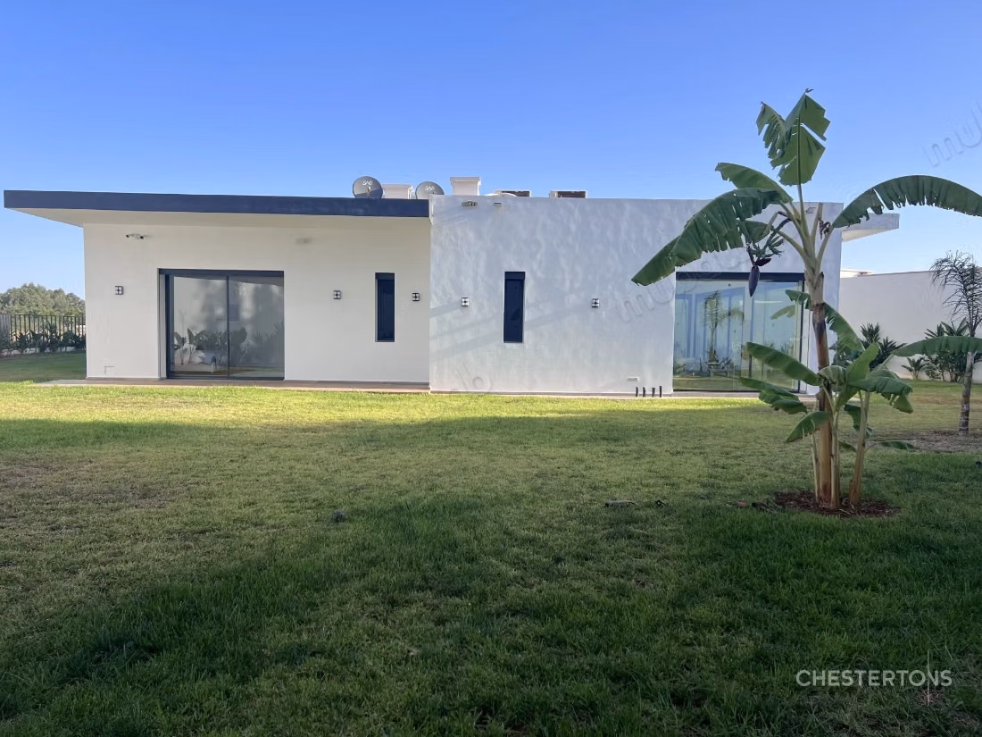 Villa contemporaine de plain pied dans la résidence du Golf Royal de Fès