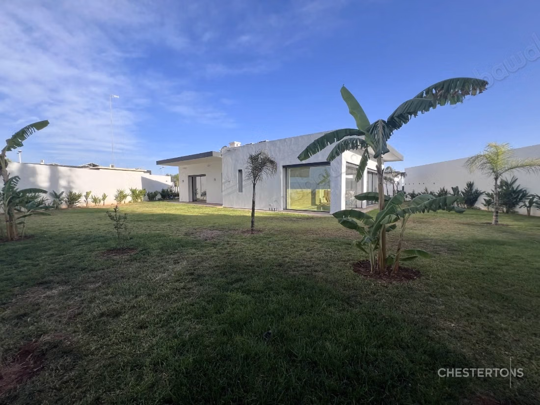 Villa contemporaine de plain pied dans la résidence du Golf Royal de Fès