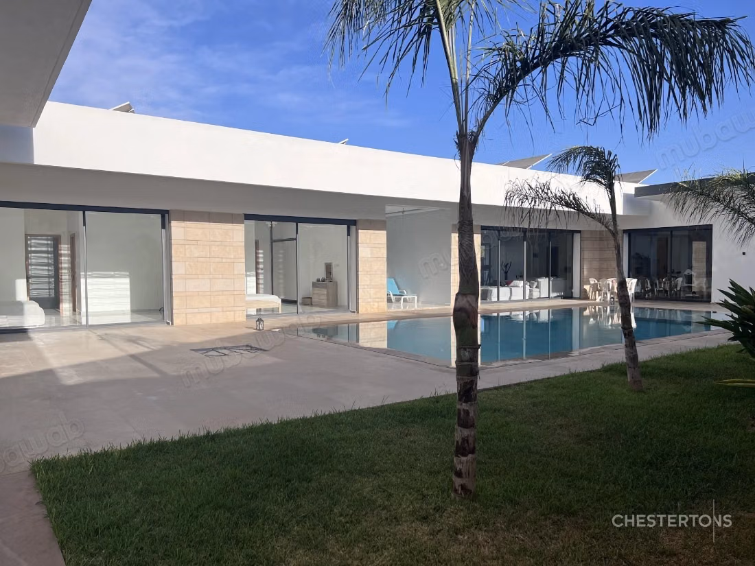 Villa contemporaine de plain pied dans la résidence du Golf Royal de Fès