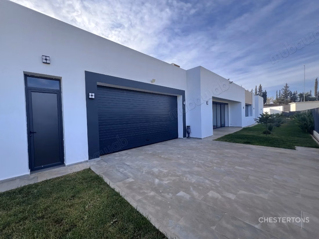 Villa contemporaine de plain pied dans la résidence du Golf Royal de Fès