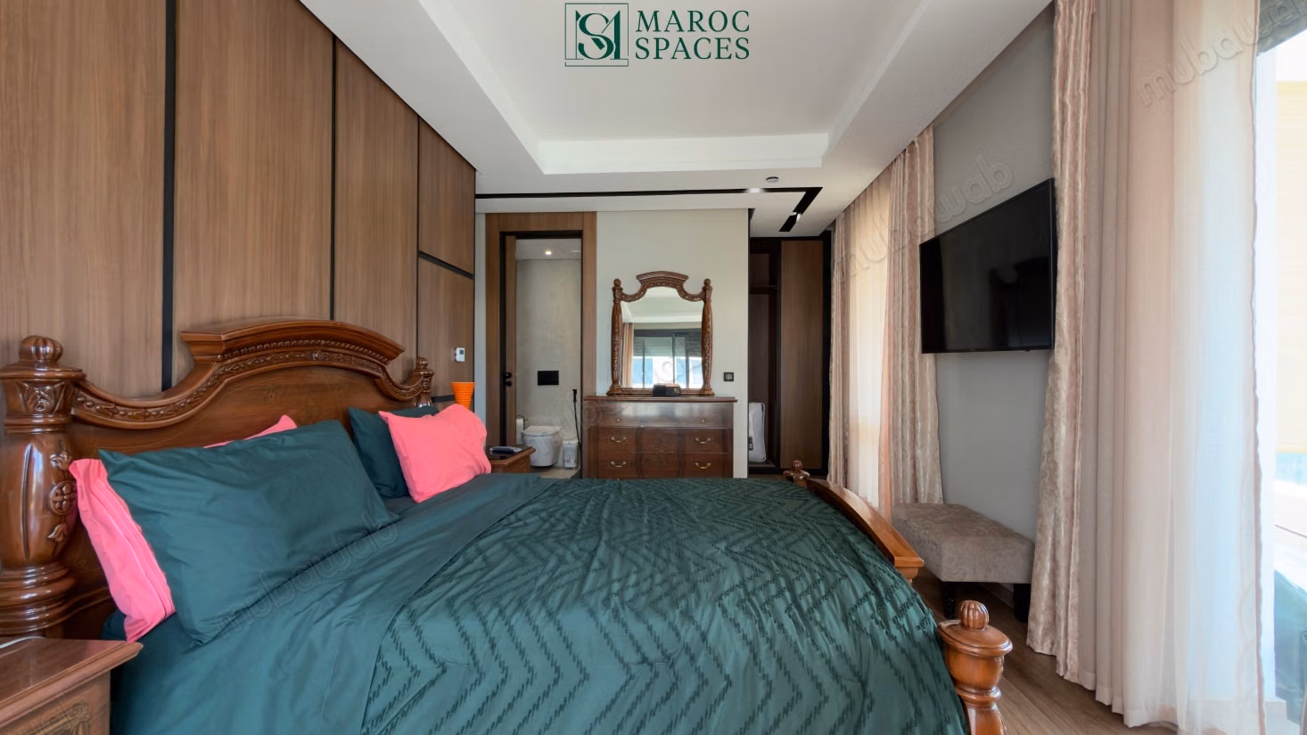 Appartement meublé 2 chambres avec grande terrasse