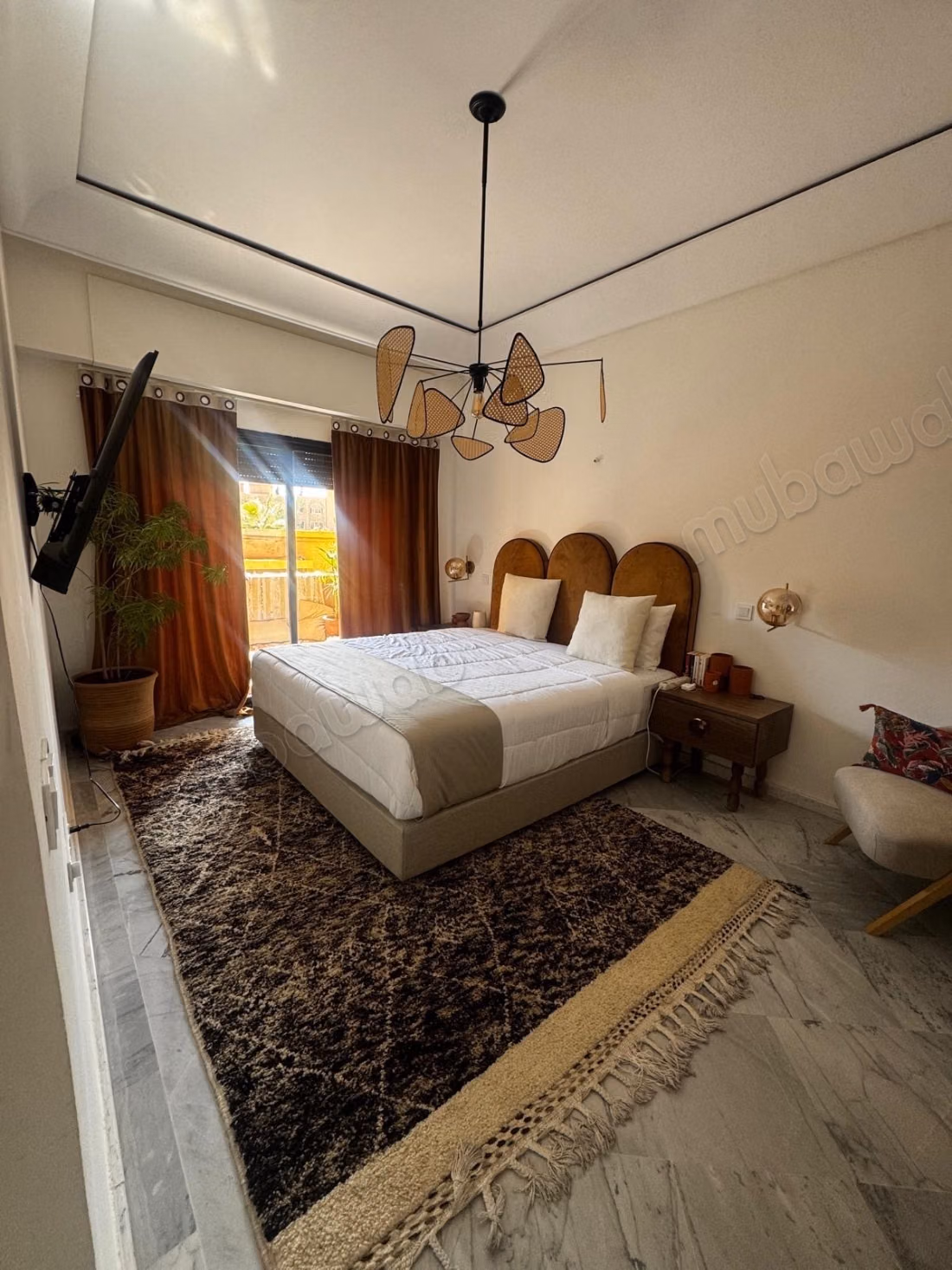 Superbe appartement à vendre à Hivernage. Surface totale 200 m². Piscine et air conditionné