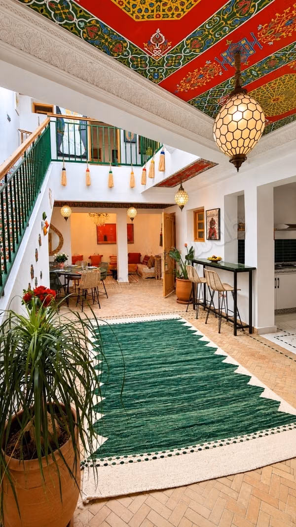 Riad à vendre à Ben Saleh. 5 pièces confortables. Bien meublé