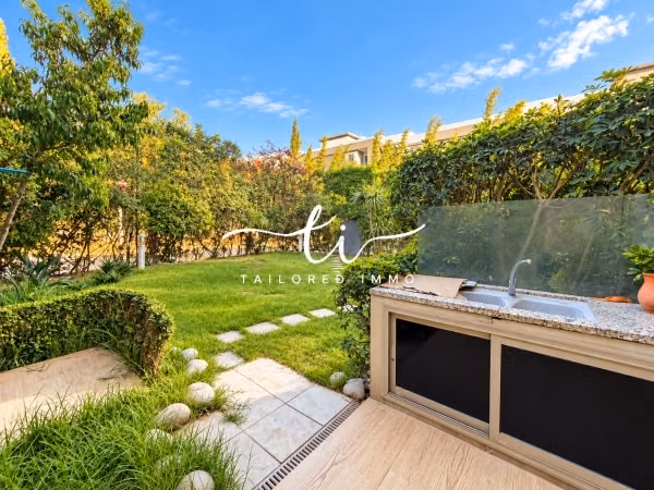 Rez de jardin vide ou meublé de 4 chambres à louer à Bouskoura ville verte