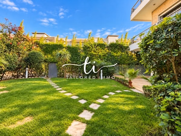 Apartamento en planta baja vacío o amueblado de 4 habitaciones en alquiler en Bouskoura ciudad verde