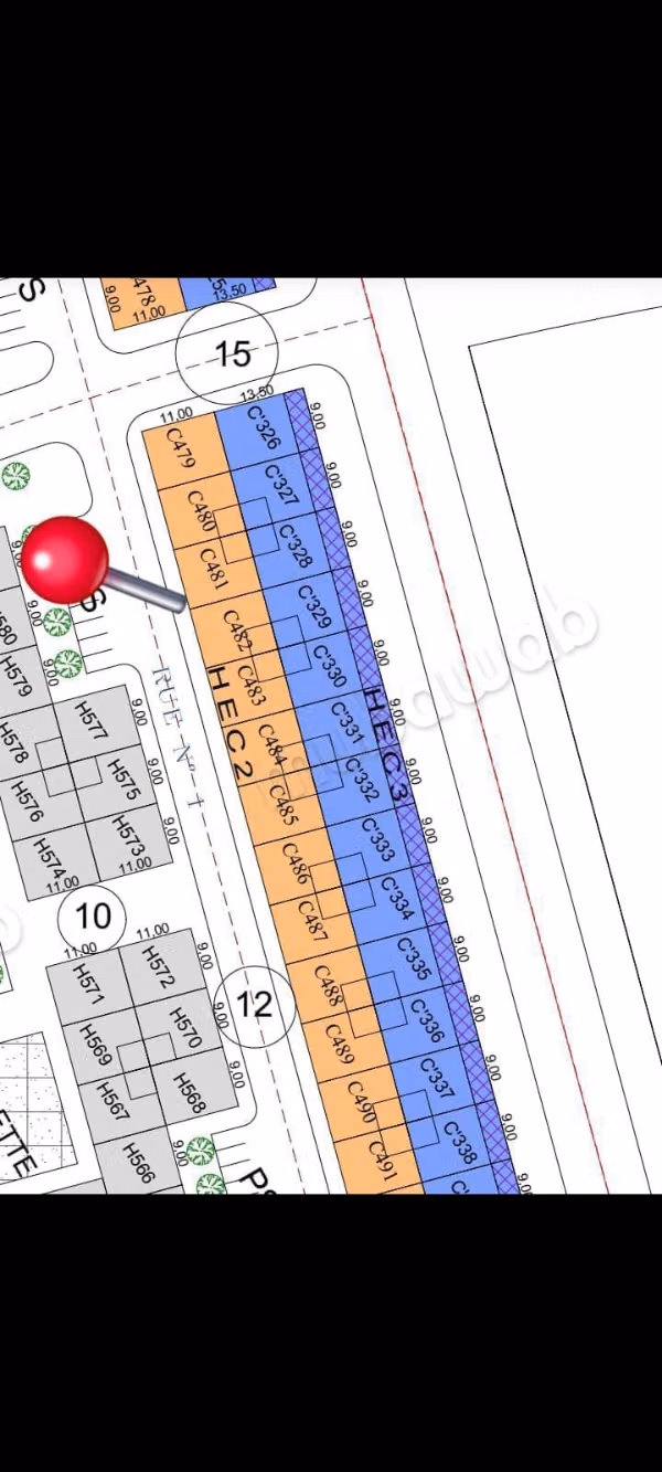 Terreno in vendita Nahda 2. Superficie di 100 m²