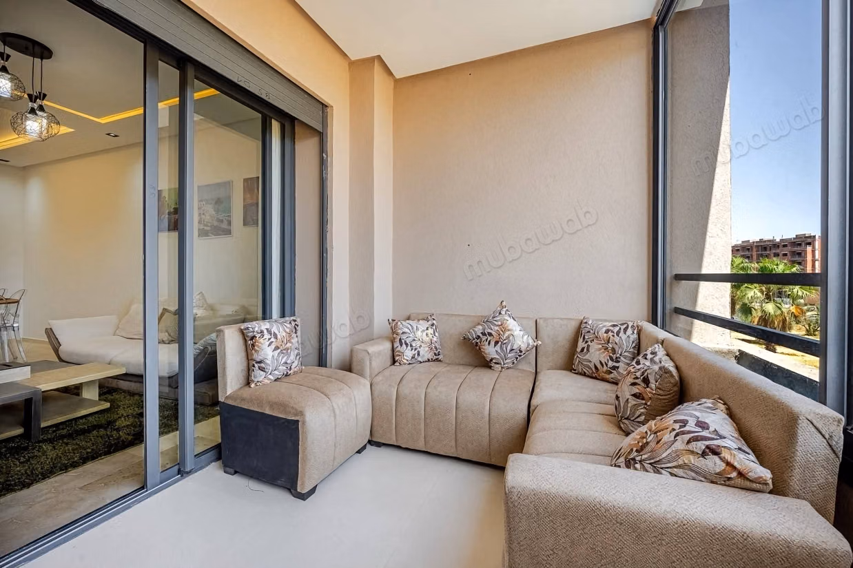 Apartamento en alquiler en Hivernage. 2 habitaciones agradables. Bien amueblado