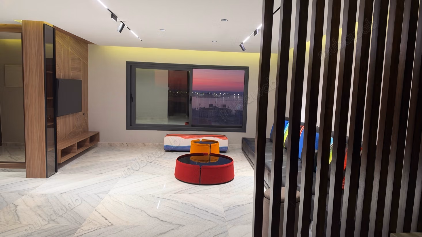 A Louer: DUPLEX vide avec une vue imprenable sur mer et piscine