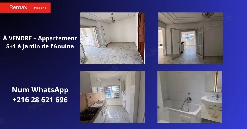 IN VENDITA Appartamento S1 a Jardin de l’Aouina