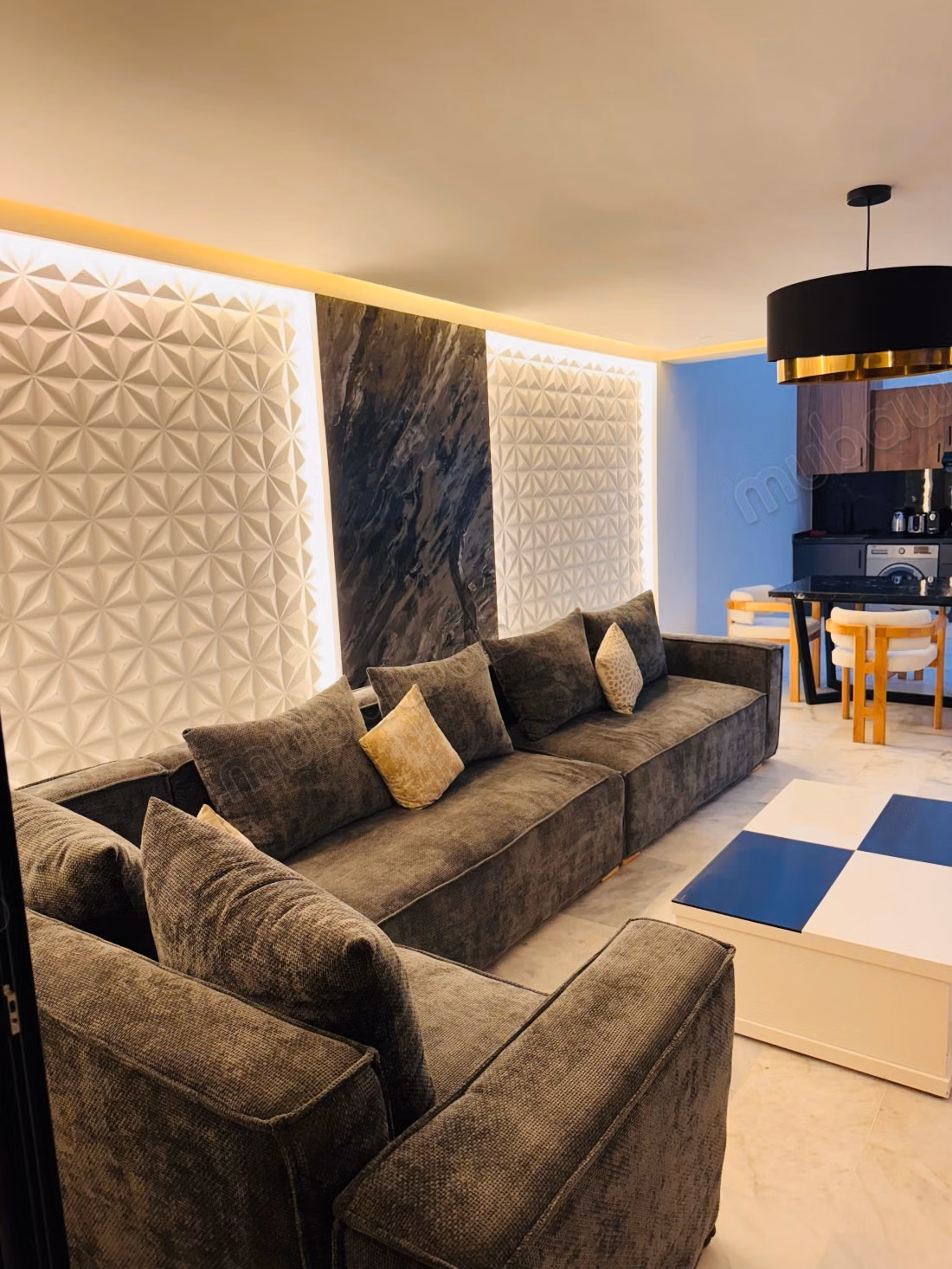 Affitta questo appartamento a Guéliz. Superficie 200 m². Ben arredato