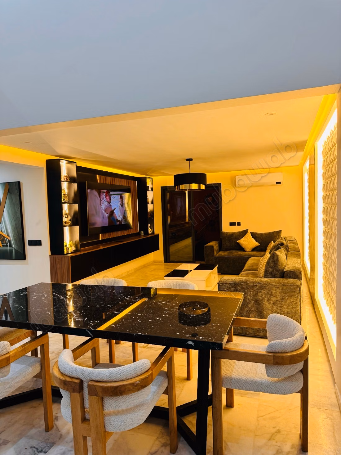 Affitta questo appartamento a Guéliz. Superficie 200 m². Ben arredato