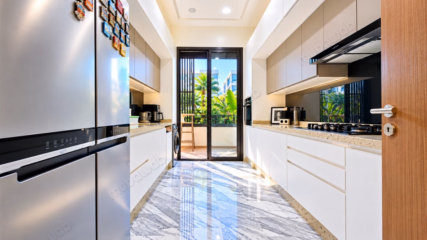 Appartement rez de jardin meublé luxe à Californie