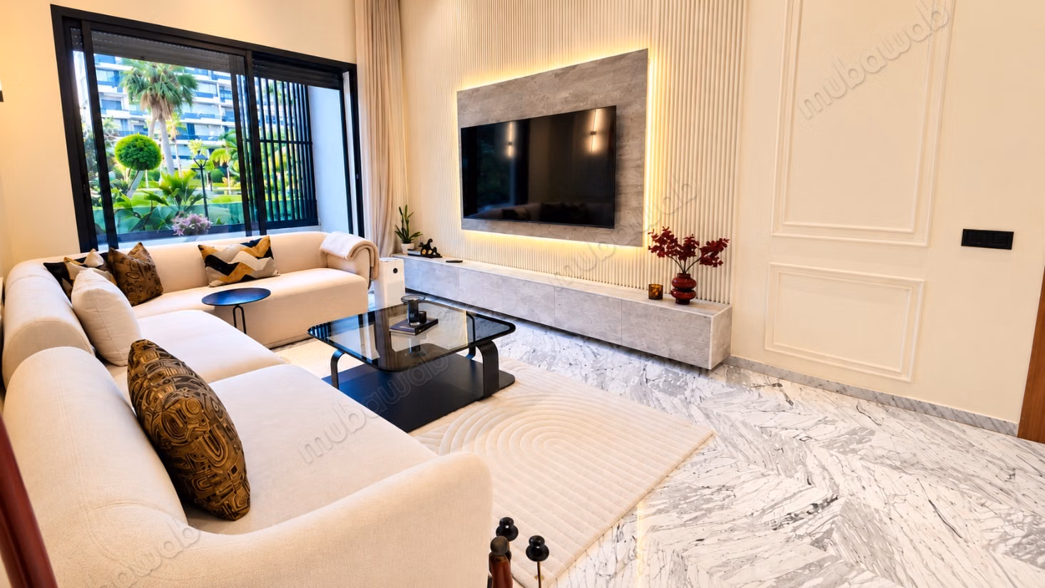Appartement rez de jardin meublé luxe à Californie