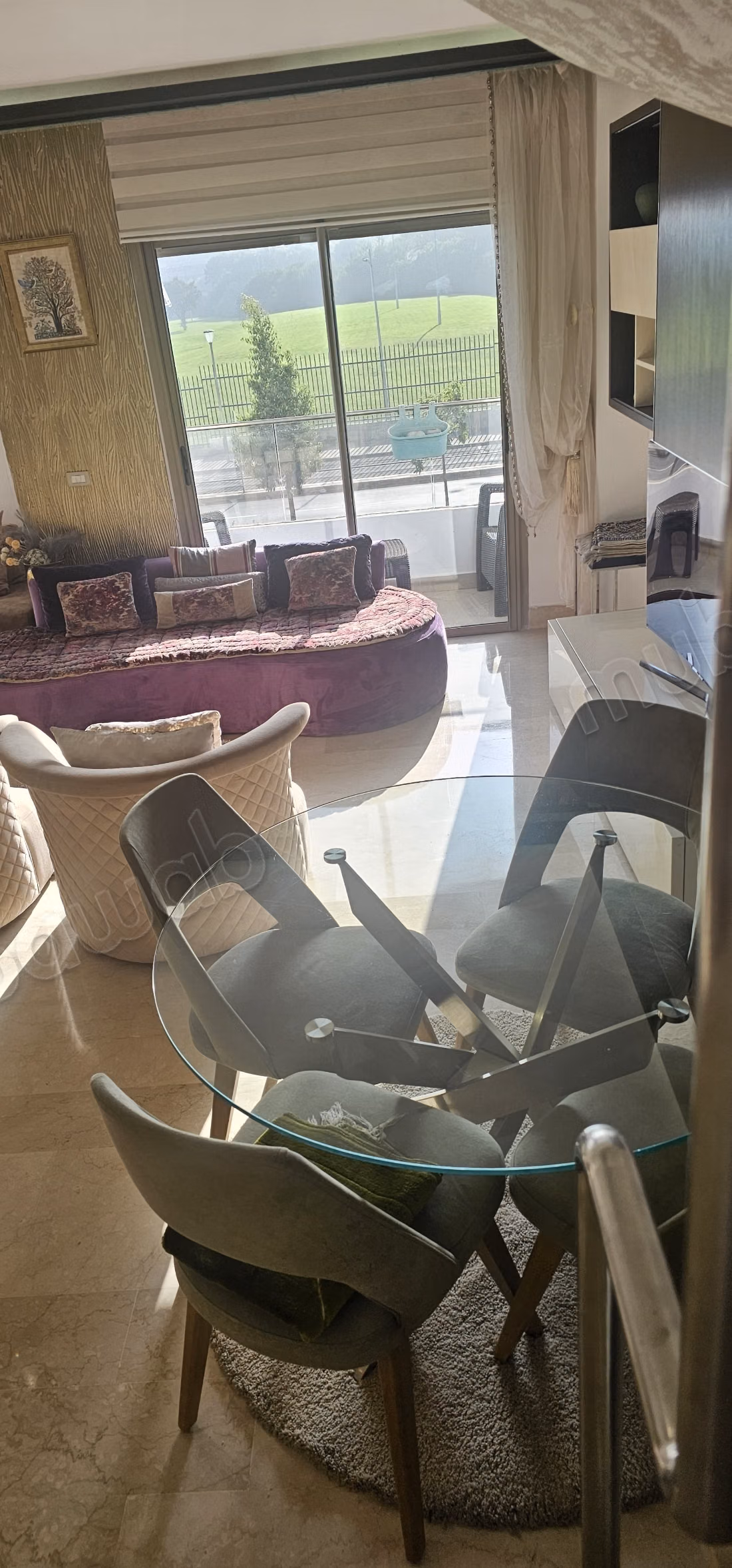 شقة مفروشة بإطلالة مفتوحة للإيجار