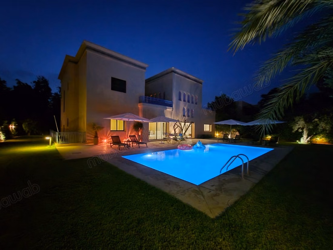 Location villa à golf amelkis. 5 chambres agréables. Meublé