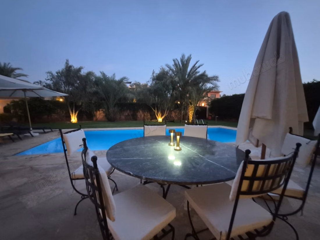 Location villa à golf amelkis. 5 chambres agréables. Meublé