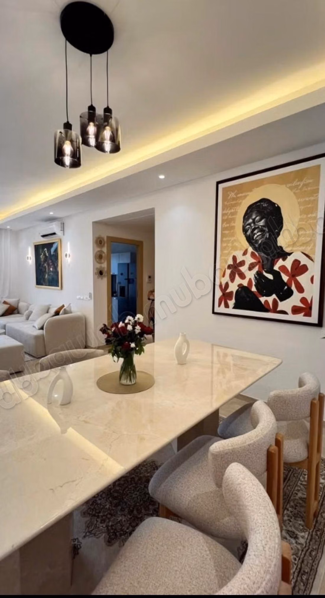 Appart moderne 3 chambres à louer 
CFC