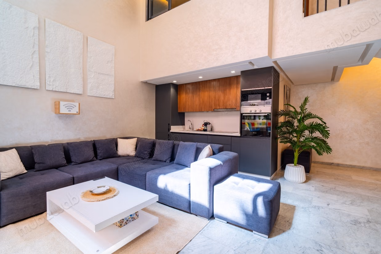 Studio avec mezzanine et terrasse 
Guéliz