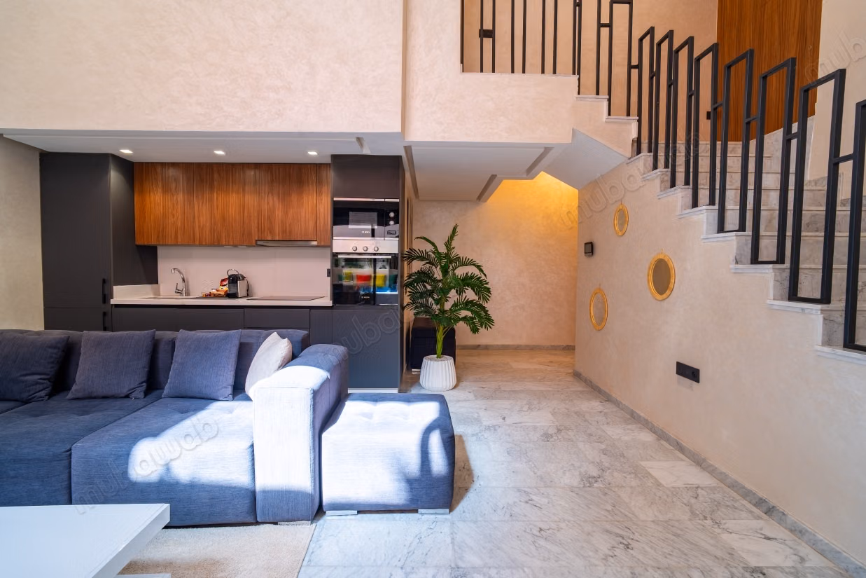 Studio avec mezzanine et terrasse 
Guéliz