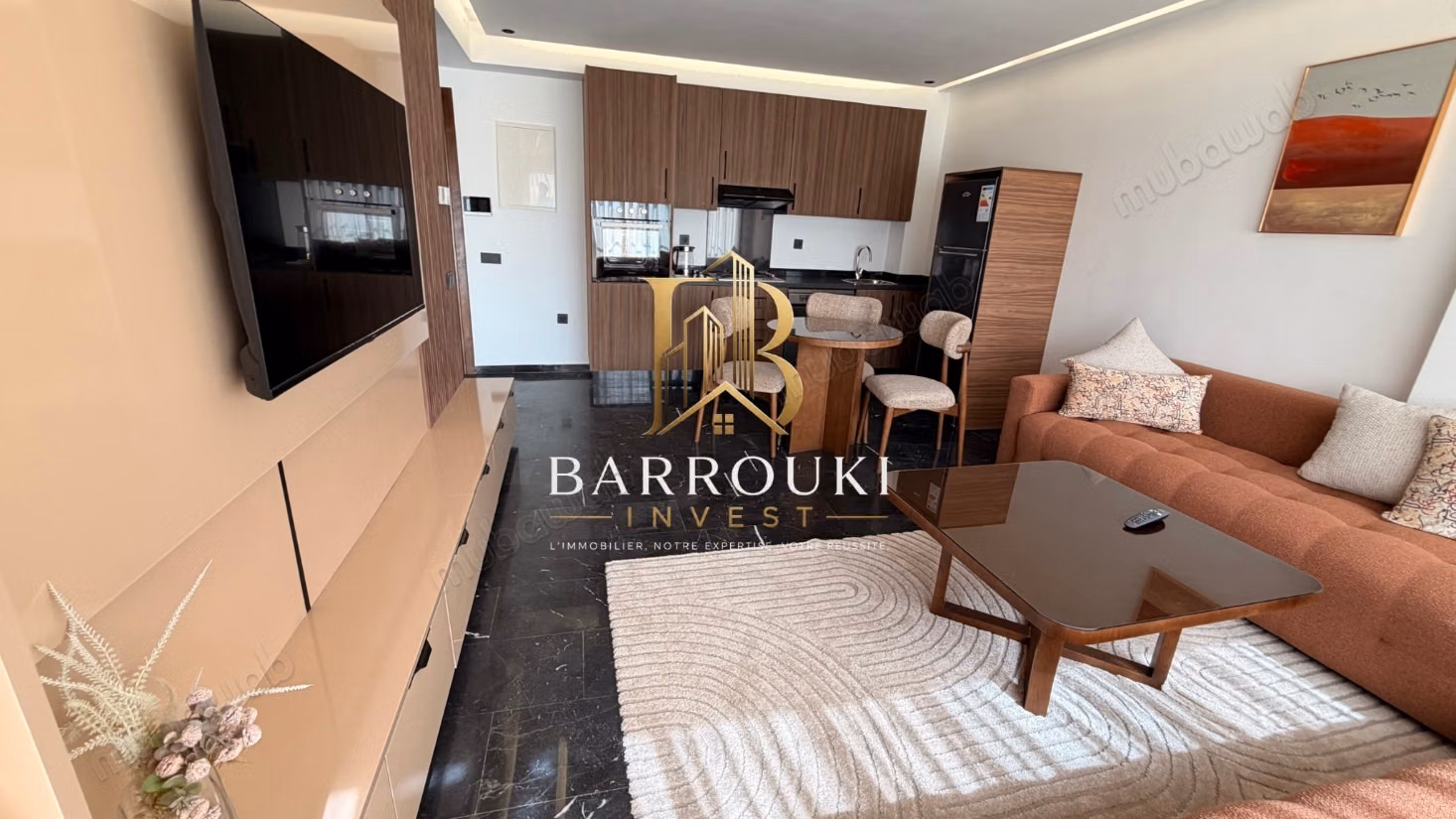 High Standard Furnished Studios for Rent in Dar Bouazza – Anssari, starting from 46 m²