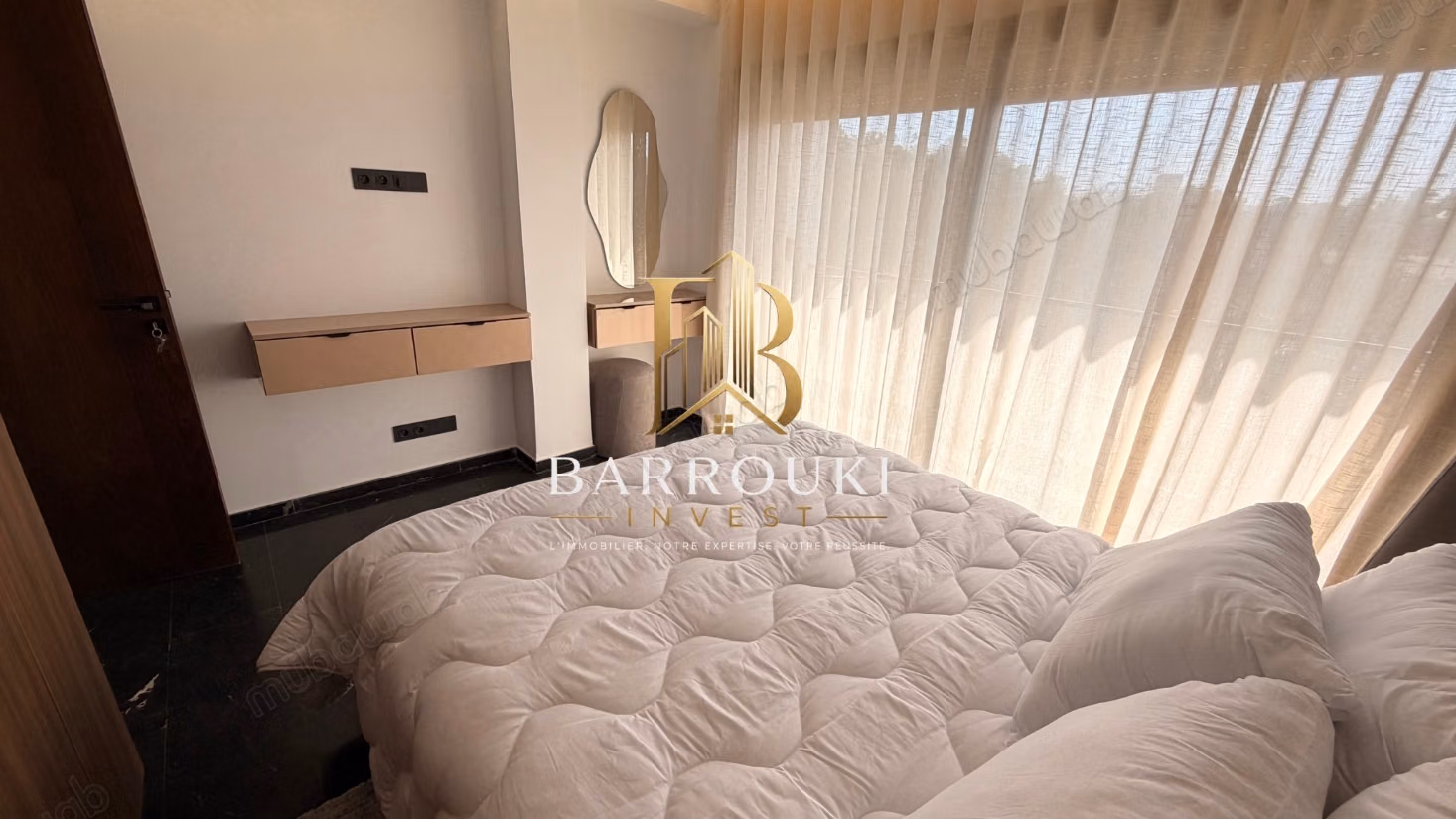 High Standard Furnished Studios for Rent in Dar Bouazza – Anssari, starting from 46 m²