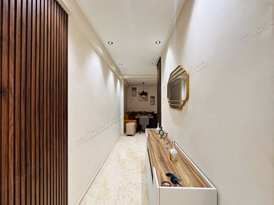 Très bel appartement en location à Guéliz. 
Surface de 110 m². 
Bien meublé
