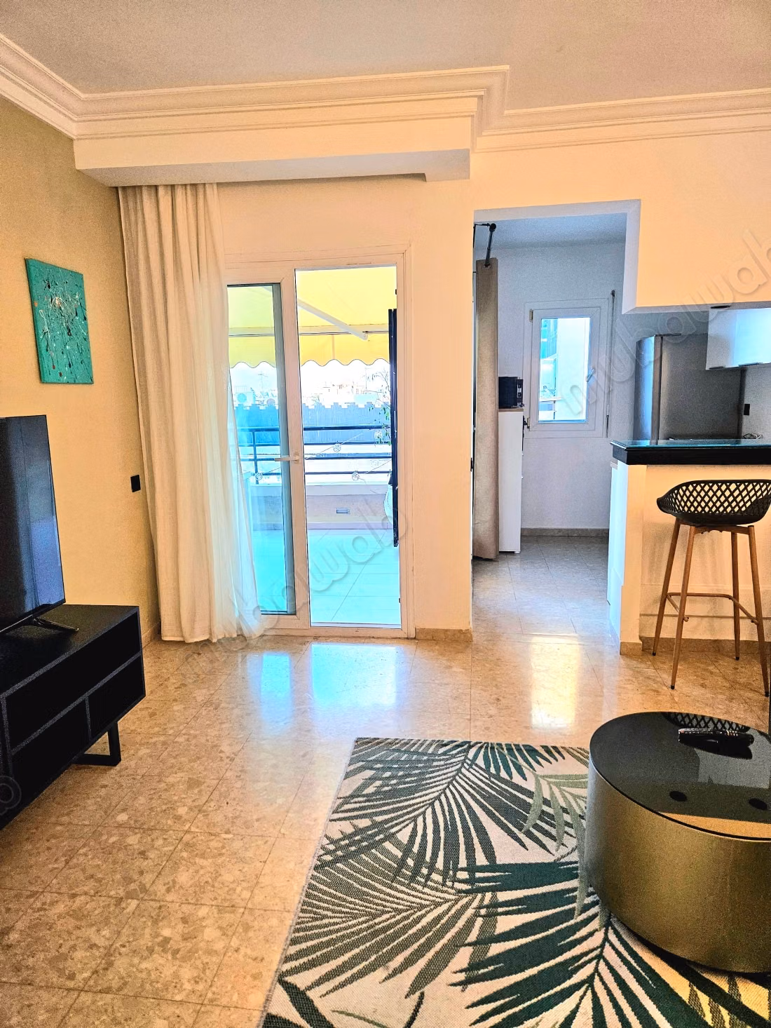 Location d'un appartement à Gauthier. Superficie 57 m². Bien meublé