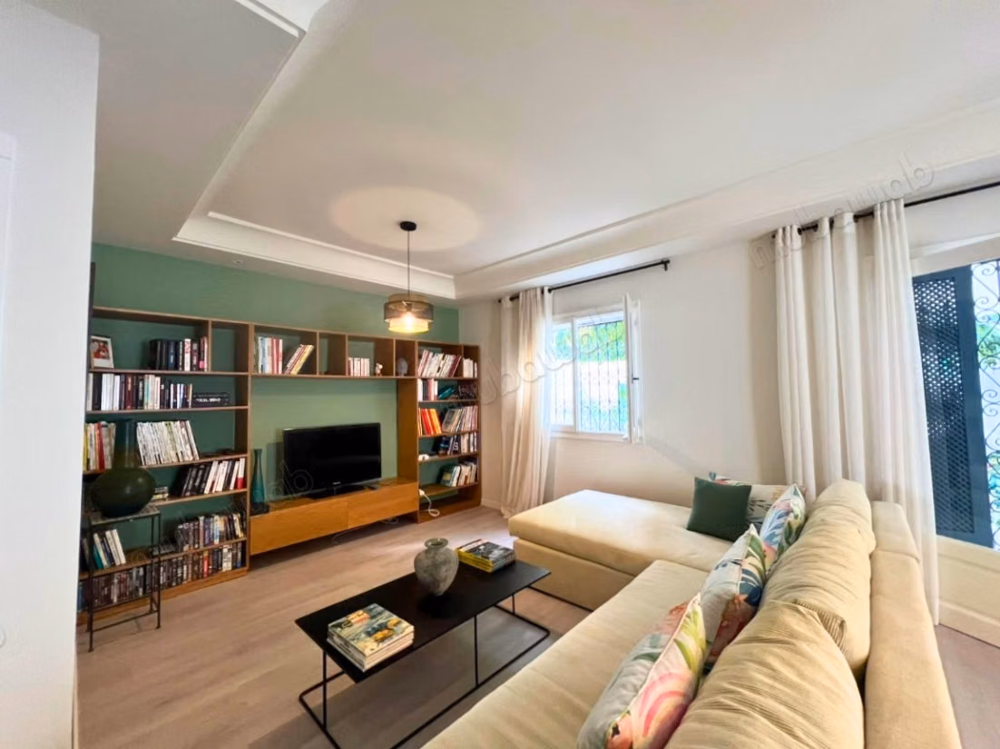 Duplex S2 rénové et meublé avec jardin et vue mer