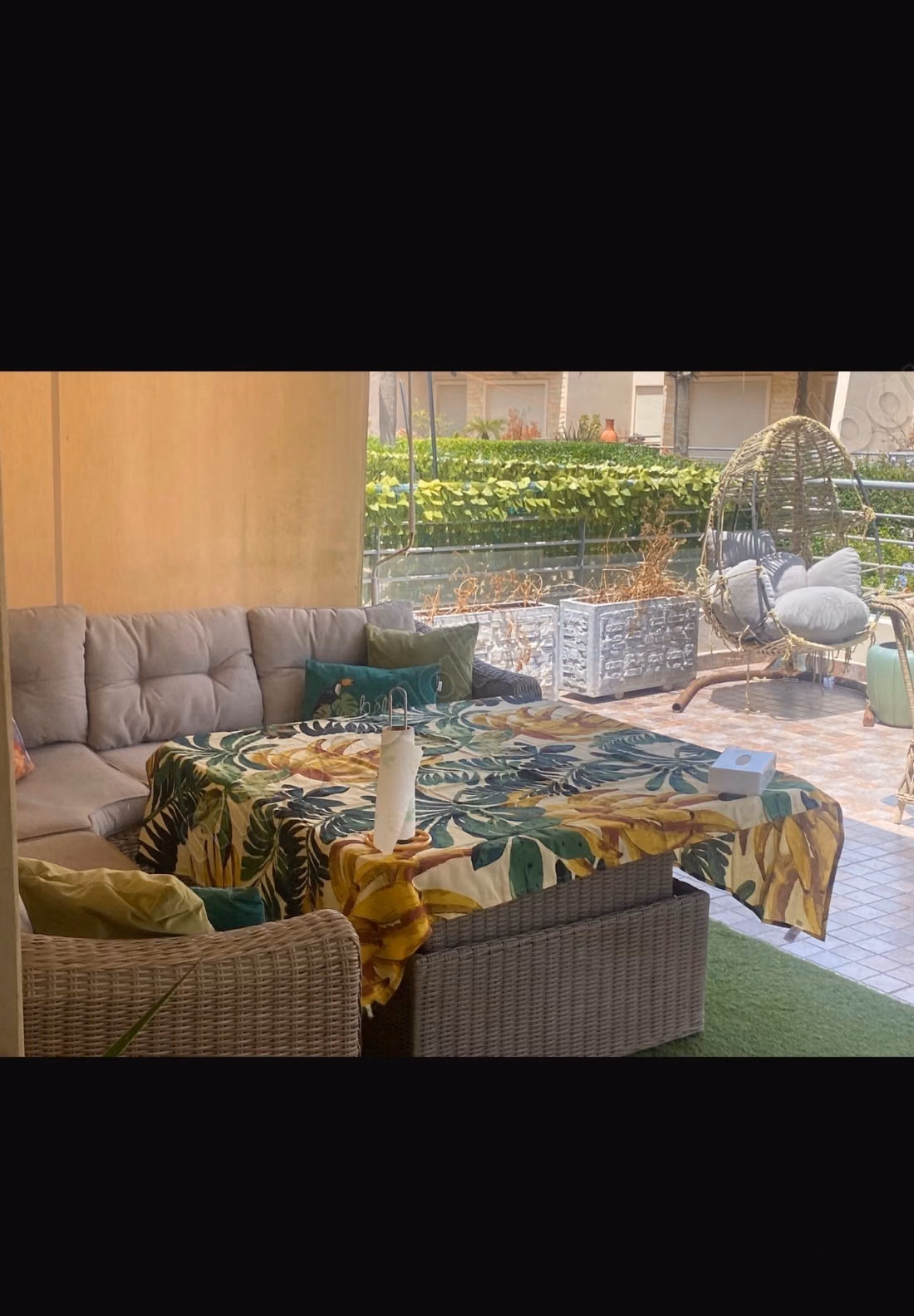 Vente d'un bel appartement à Sidi Rahal.
Surface totale 130 m².
Meublé