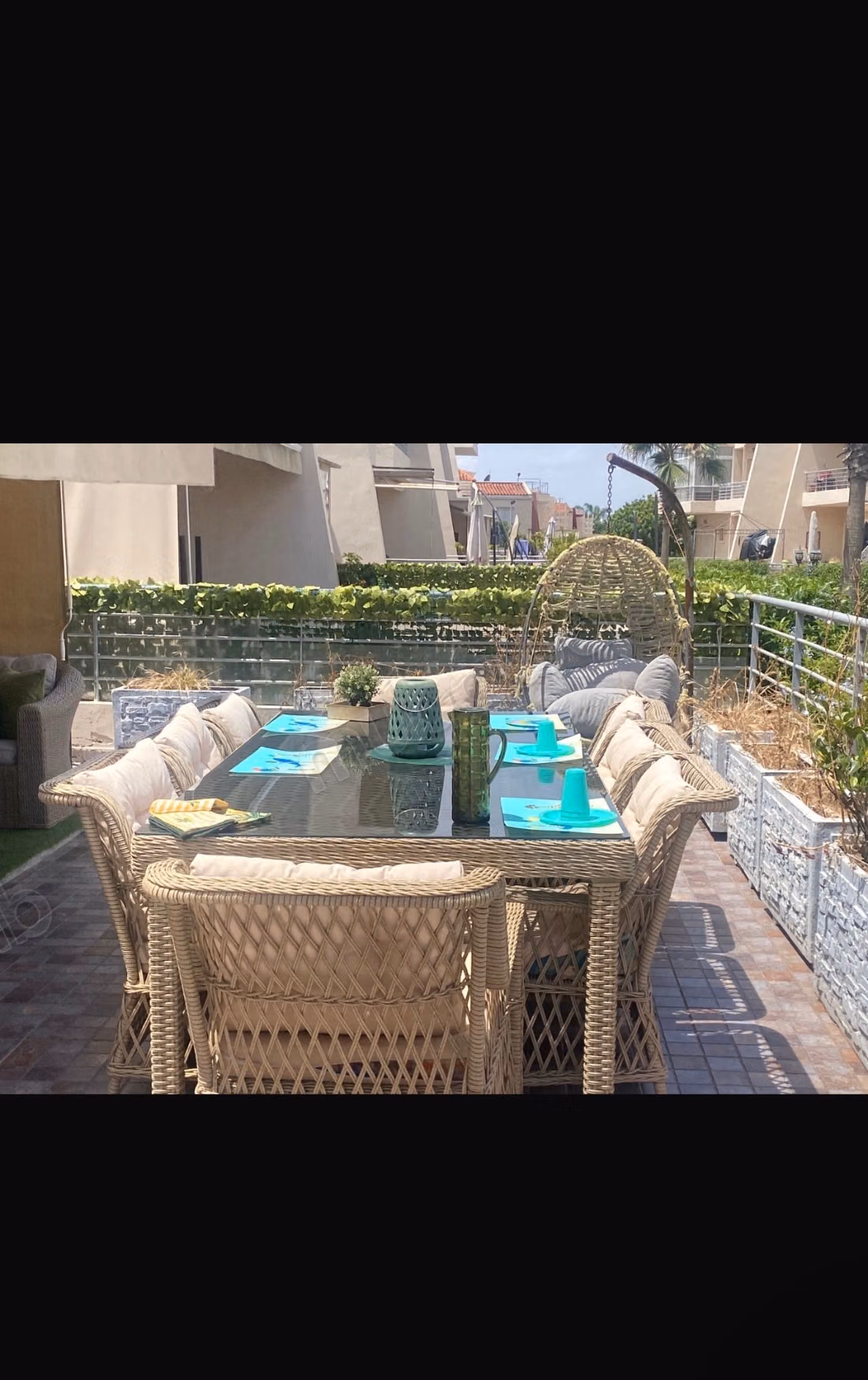 Vente d'un bel appartement à Sidi Rahal.
Surface totale 130 m².
Meublé