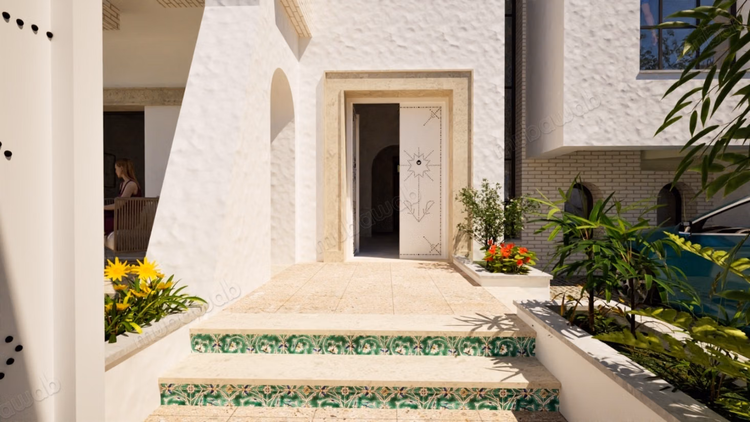For sale an unfinished villa in Raoued beach