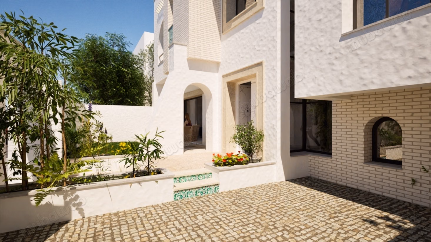 For sale an unfinished villa in Raoued beach