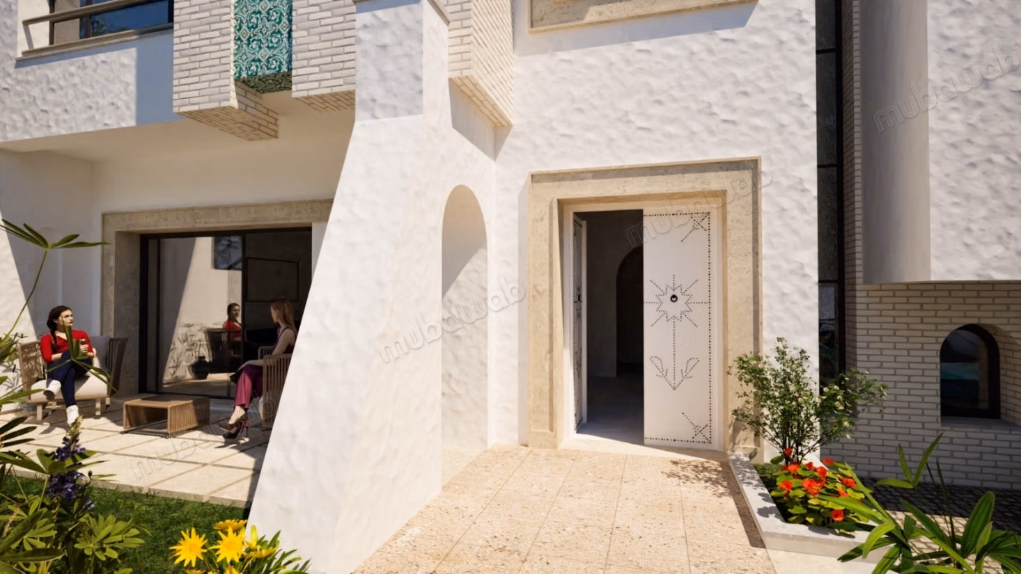 For sale an unfinished villa in Raoued beach