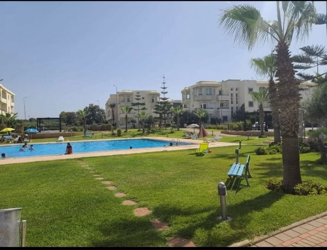 Appartamento in affitto presso la Spiaggia di Oued Cherrat. Superficie di 120 m². Ben arredato