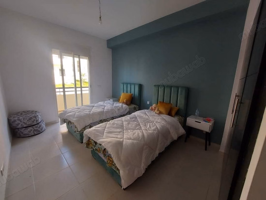 Appartamento in affitto presso la Spiaggia di Oued Cherrat. Superficie di 120 m². Ben arredato