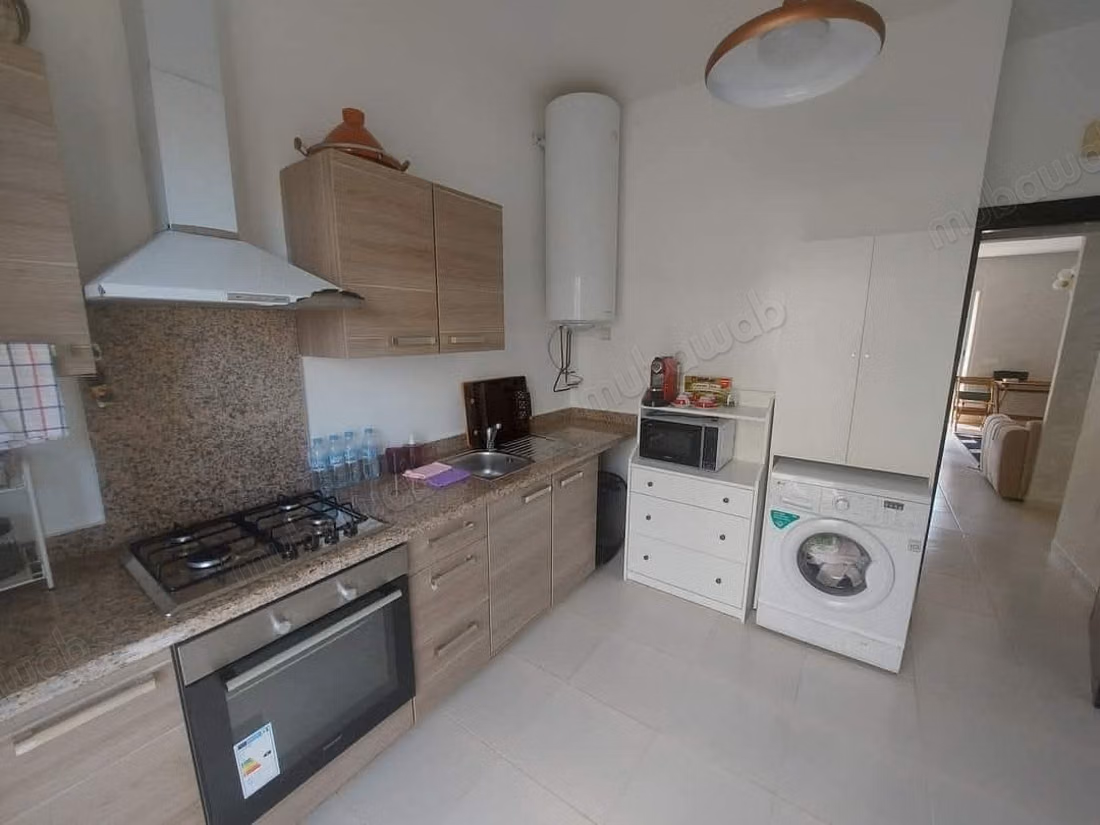 Appartamento in affitto presso la Spiaggia di Oued Cherrat. Superficie di 120 m². Ben arredato