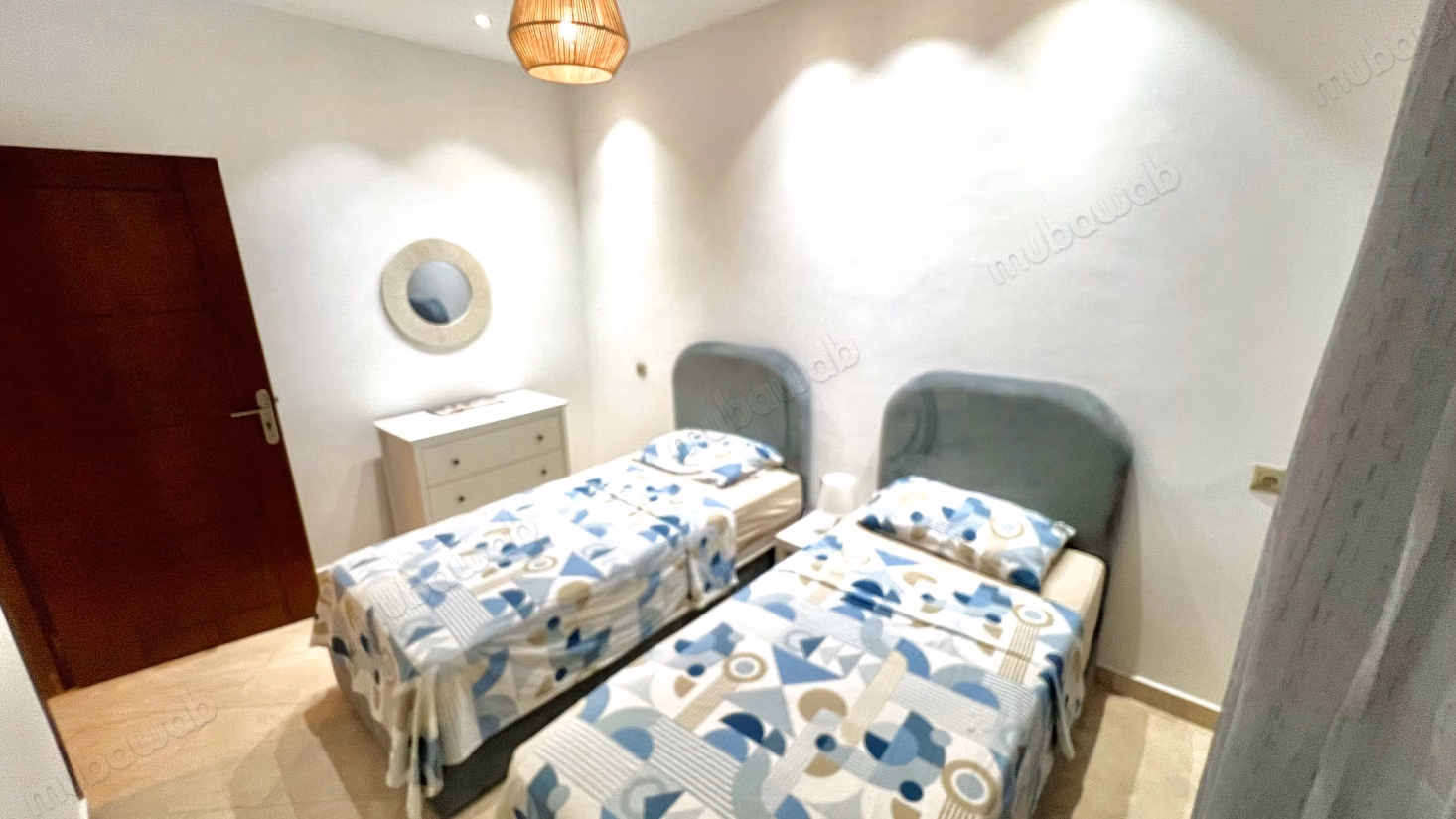 Appartementen te huur in Martil. 2 kamers. Goed uitgeruste keuken