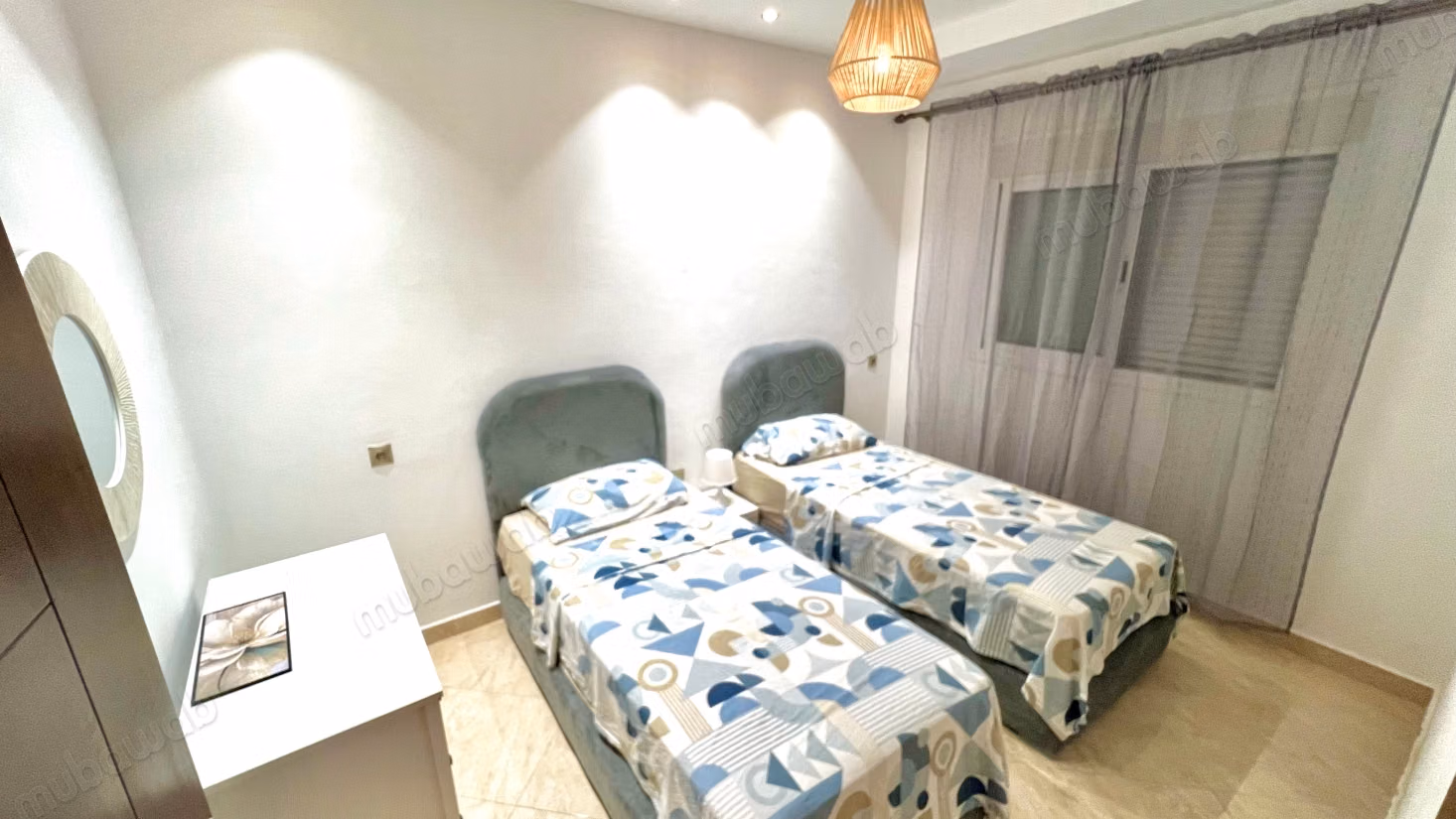 Appartementen te huur in Martil. 2 kamers. Goed uitgeruste keuken