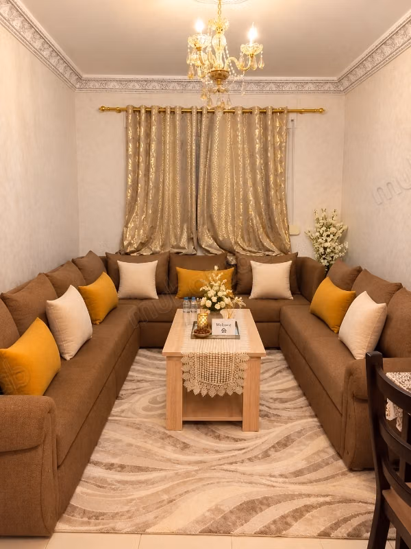 Appartement meublé à louer quotidiennement à Tanger près de Marjan