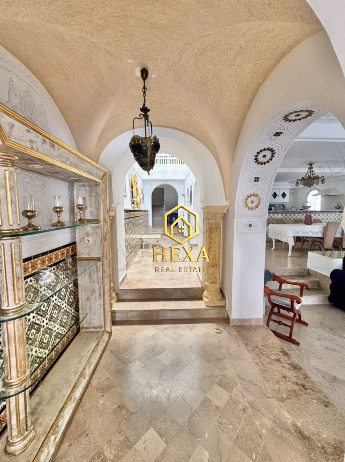 Villa S3 meublée vue mer et piscine à La Marsa