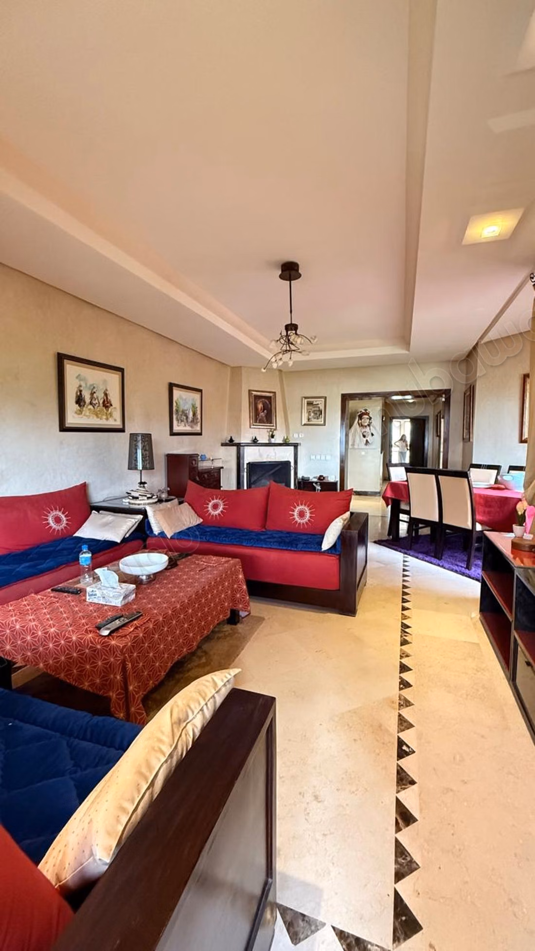 Venta de un bonito apartamento en la Ruta Amizmiz. Superficie 155 m². Bien amueblado
