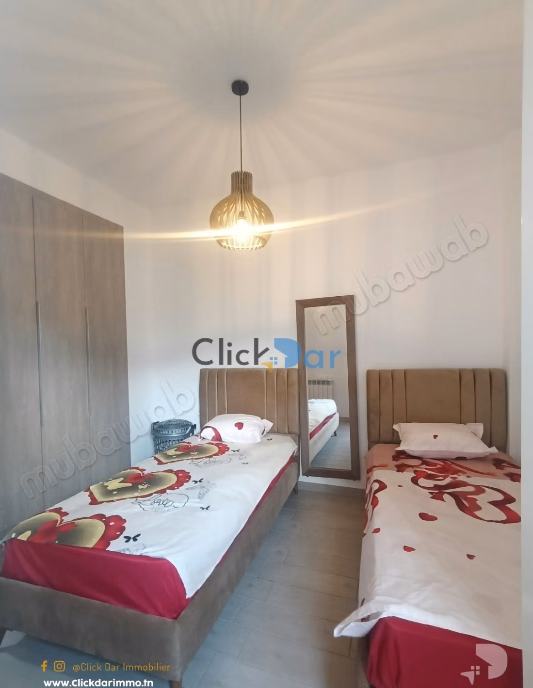 Appartement s2 location annuelle Hammamet