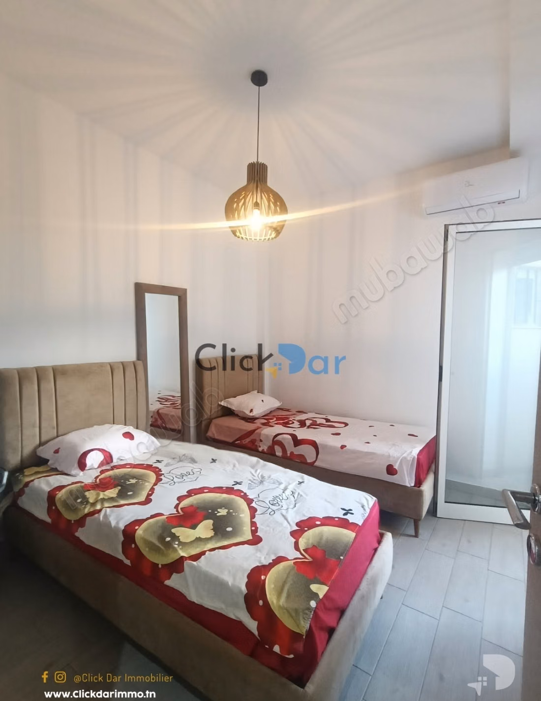Appartement s2 location annuelle Hammamet